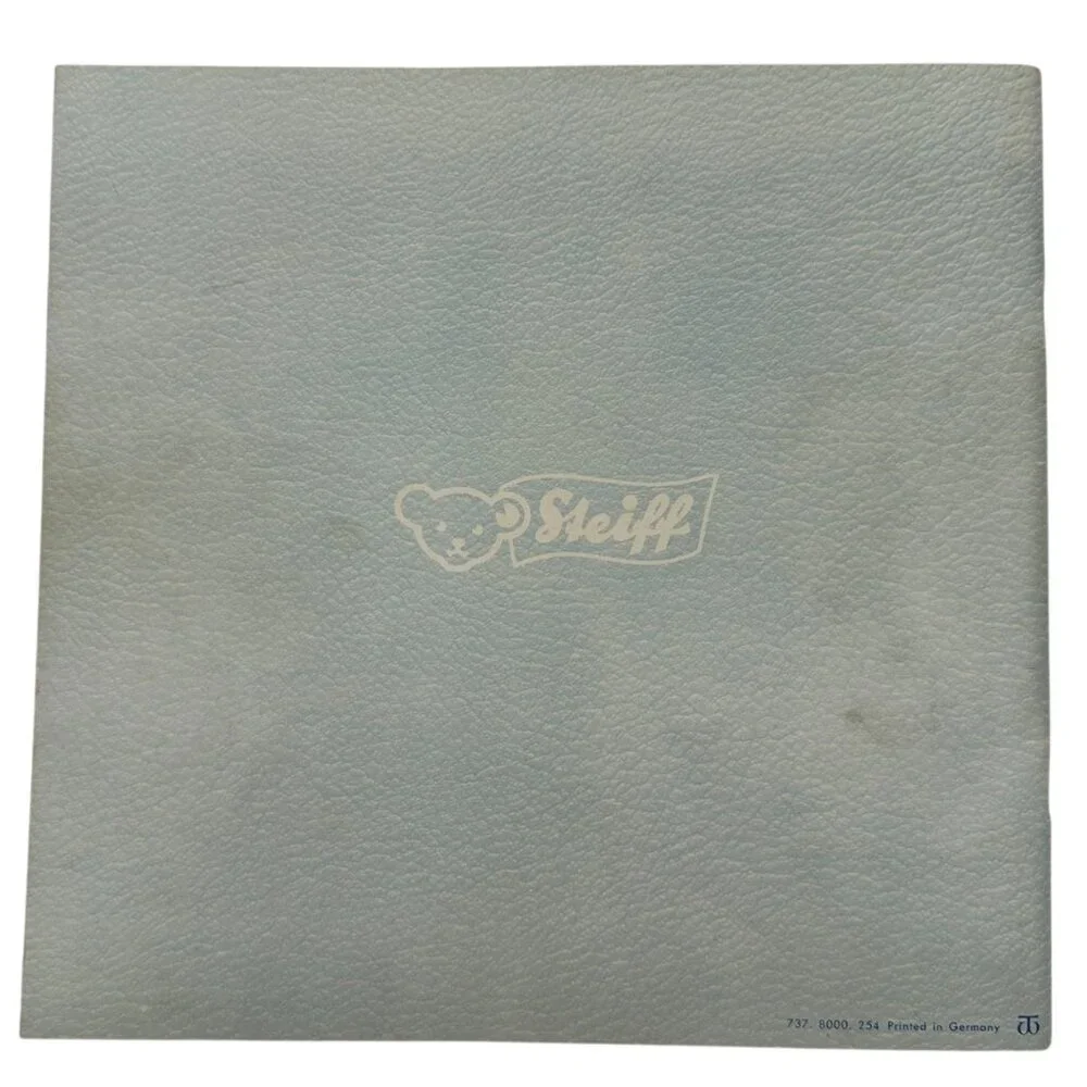 Vintage Steiff Catalogue E 54/55 With Iconic Button In Ear Logo Well Preserved